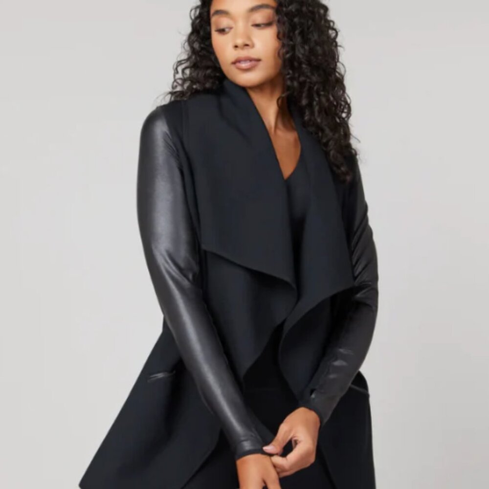 SPANX Drape Front Jacket Size Medium